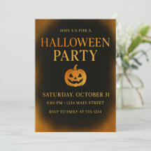 Luxury Black & Gold Spooky Elegant Halloween
