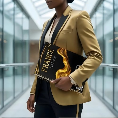 Luxury Black &amp; Liquid Gold | France Les Bleus Edit Planner