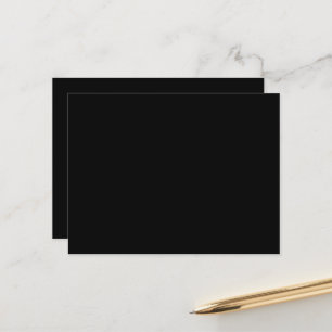 Luxury Black Postcards   Modern Minimalist