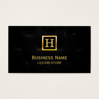 Liquor Business Cards Templates Zazzle Luxury Black Quilted Leather Liquor Business Card