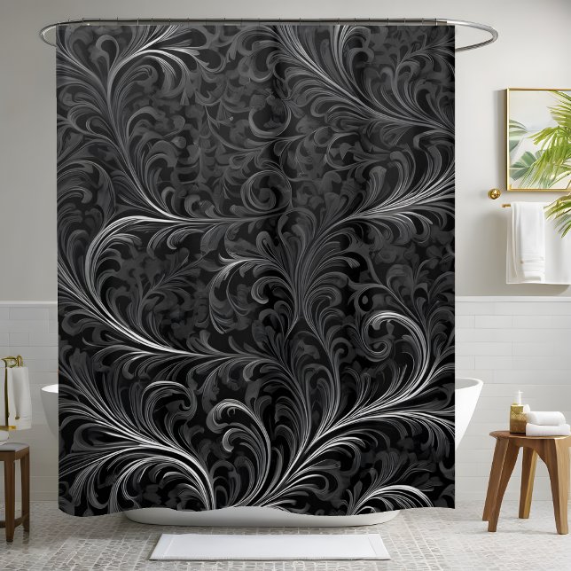 Luxury Black Shower Curtain (Creator Uploaded)