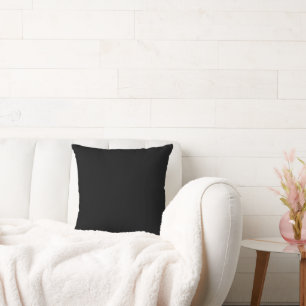 Luxury Black Throw Pillow Decor