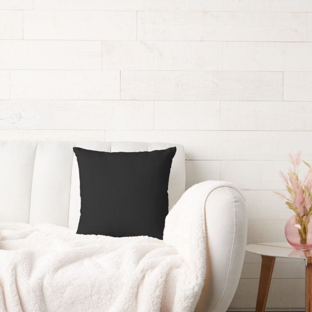 Luxury Black Throw Pillow Decor (Couch)