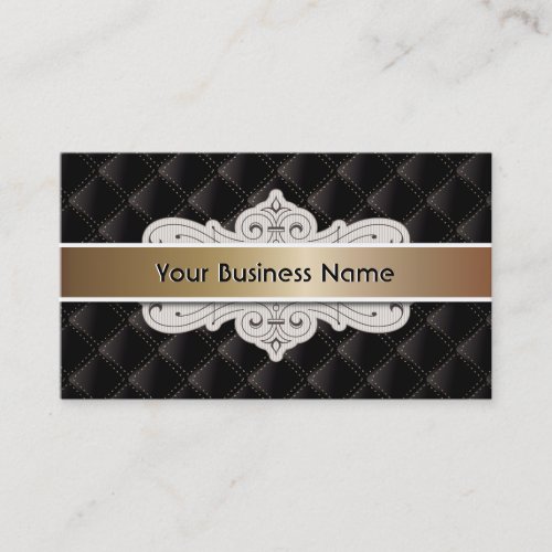 Luxury Black VIP Hair &amp; Beauty business card