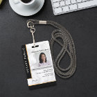 Luxury Black White Gold Marble Professional Notary