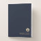 Luxury Blue and Gold Monogram Pocket Folder