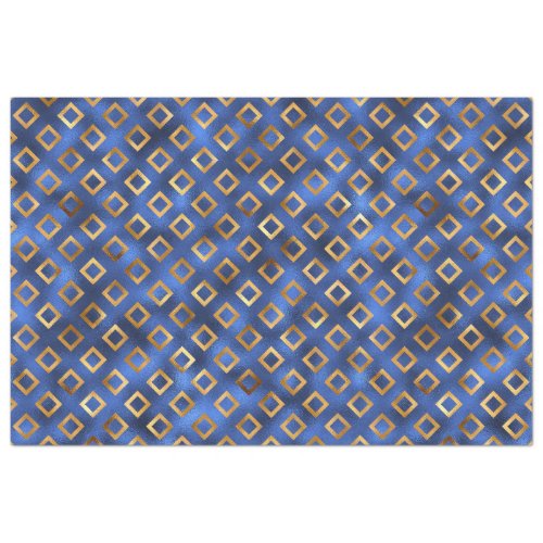 Luxury Blue and Gold Series Design 18 Tissue Paper