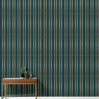 Luxury Blue Green Gold Stripe Wallpaper Pattern