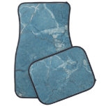 Luxury Blue Marble Panoramic Design Car Floor Mat