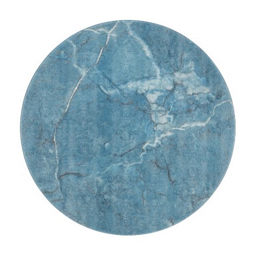 Luxury Blue Marble Panoramic Design Cutting Board