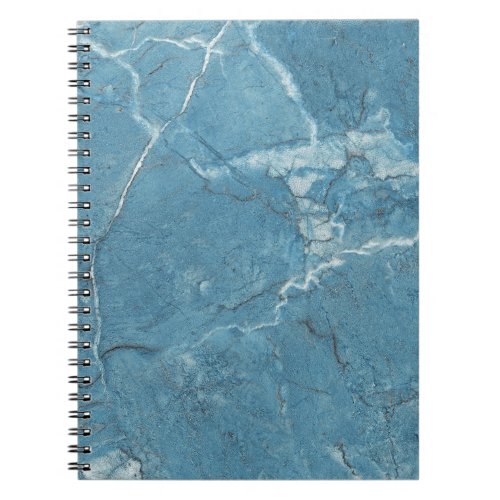 Luxury Blue Marble Panoramic Design Notebook