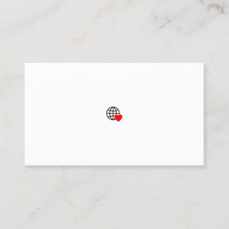Luxury Blush Crest Minimalist Business Card