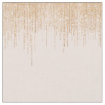 Luxury Blush Pink Gold Sparkly Glitter Fringe Fabric