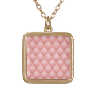 Luxury Blush Pink Rose Gold Diamond Necklace