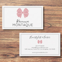 Luxury Blush Rose Bow Thin Border Custom Chic 