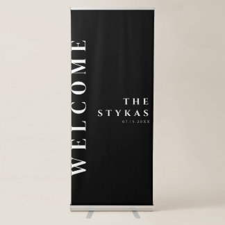 Luxury | Bold Modern Vertical Retractable Banner