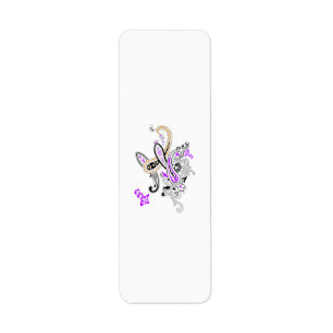 Luxury Botanical Paisley Collection Label