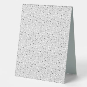 Luxury Botanical Restaurant Menu Table Tent