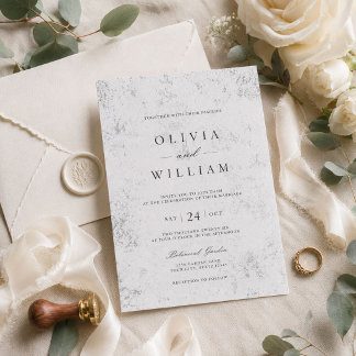 Luxury Botanical Wedding Invitation
