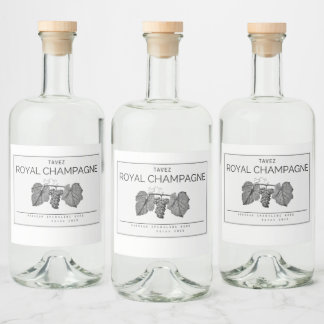 Luxury Bottle Label Design