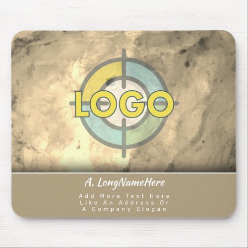 Luxury Brand Faux Gold Metallic Executive Office Mouse Pad