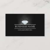 Luxury Bright Diamond Jewelry Business Card (Front)