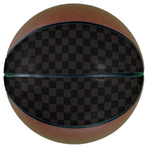 Luxury Brown/Black Checkered Basketball