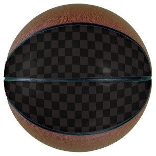 Luxury Brown/Black Checkered Basketball