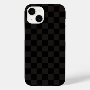 Luxury Brown/Black Checkered Case-Mate iPhone 14 Case
