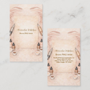 Luxury Brows PMU Artist Business Card