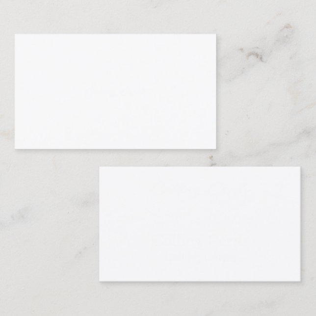 Luxury Calling Cards Elegant Networking Design (Front/Back)
