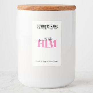 Luxury Candle Label 5.1 cm x 7.6 cm Editable