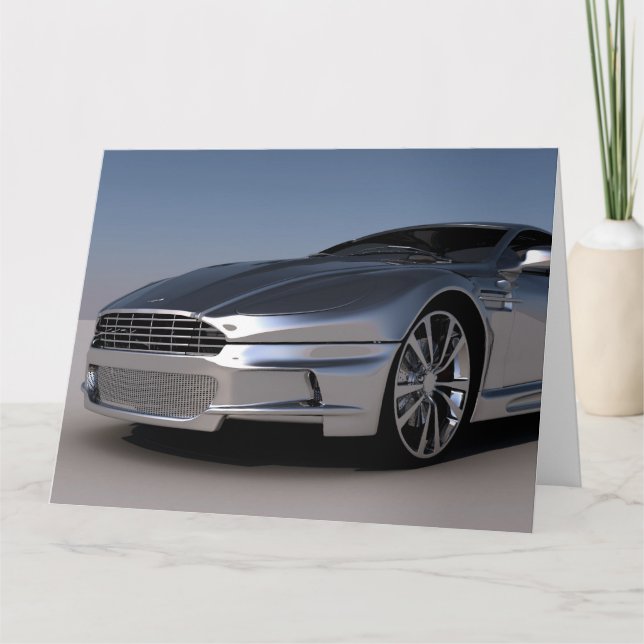 LUXURY CAR CLASS ACT BRTHDAY Greeting Card (Front)