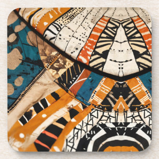 Luxury Caribbean Multicolor Design Beverage Coaster
