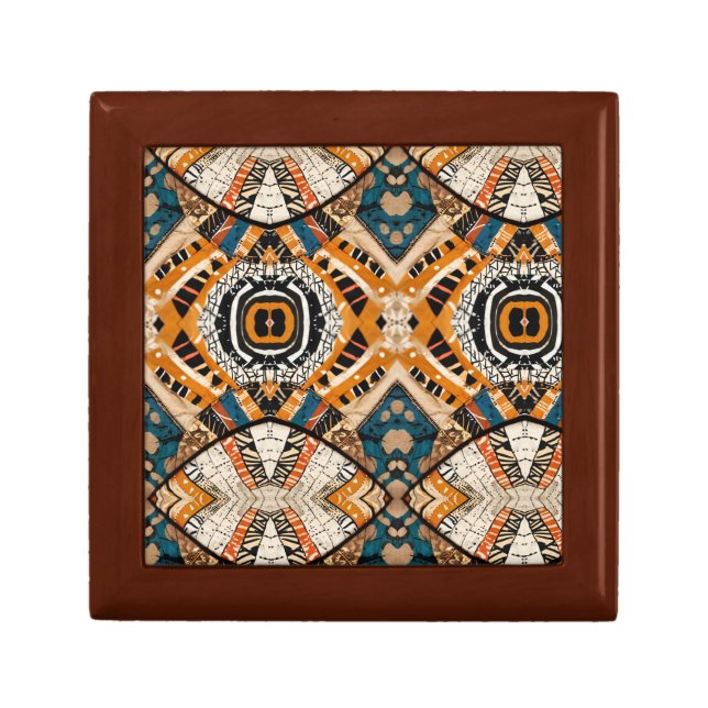 Luxury Caribbean Multicolor Design Gift Box (Front)