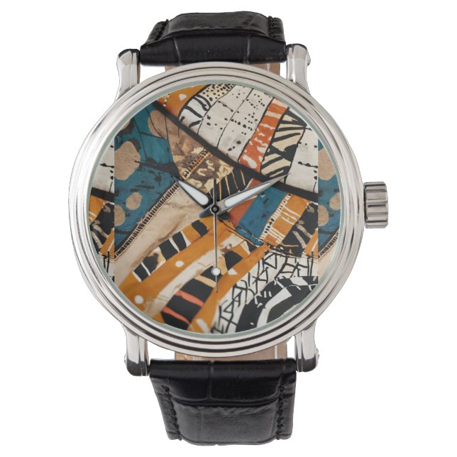 Luxury Caribbean Multicolor Design Watch (Front)
