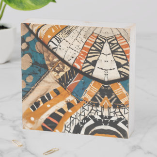 Luxury Caribbean Multicolor Design Wooden Box Sign