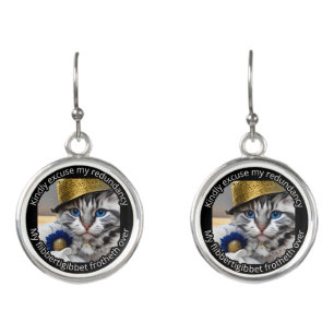 Luxury Cat: Enzo Earrings