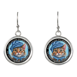Luxury Cats: Tiger Earrings