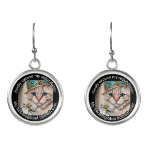 Luxury Cats: Willow #AmoreAndButterfliesJW Earrings