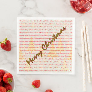 Luxury Christmas Christmas Trees Festive Paper Dinner Napkins