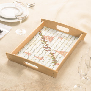 Luxury Christmas Christmas Trees Festive Serving Tray