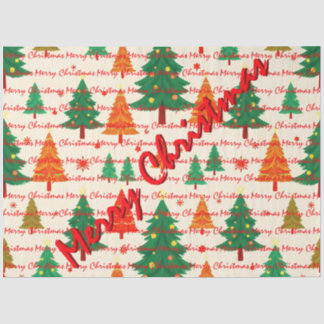 Luxury Christmas Christmas Trees Festive Tissue Paper