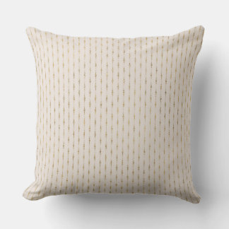 Luxury Christmas Throw Pillow – Black, White &Gold
