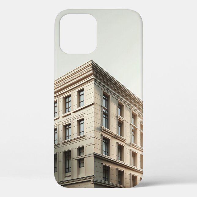 Luxury Classical Architecture Facade - Elegant Min Case-Mate iPhone Case (Back)