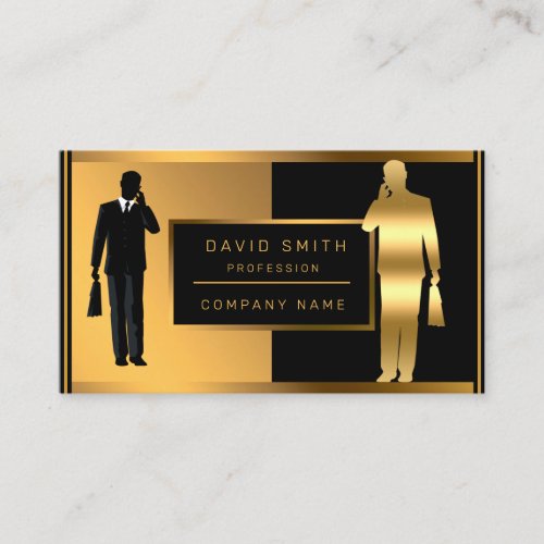 Luxury Classy Professional Add Your Text Business Card