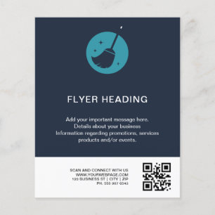Luxury Cleaning Service Flyer   Handmade with love