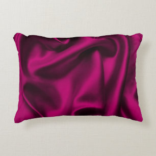 Luxury Cloth Abstract: Grunge Silk Wave Accent Pillow
