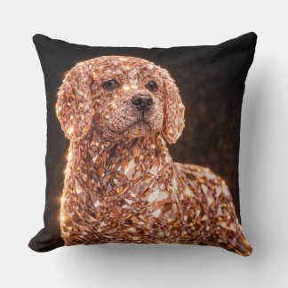 Luxury Cockapoo Art Pillow | Elegant Dog Decor