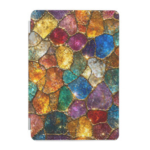 Luxury Colorful Crystal Mosaic Seamless Pattern iPad Mini Cover